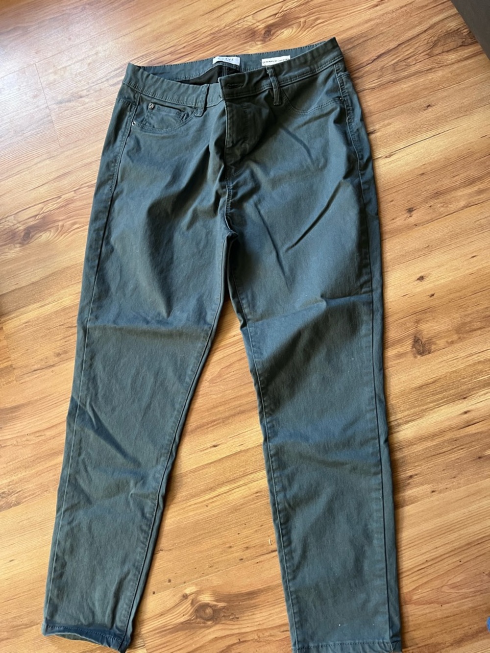 Slim Olive Skinny Pants for Women - Curve Appeal